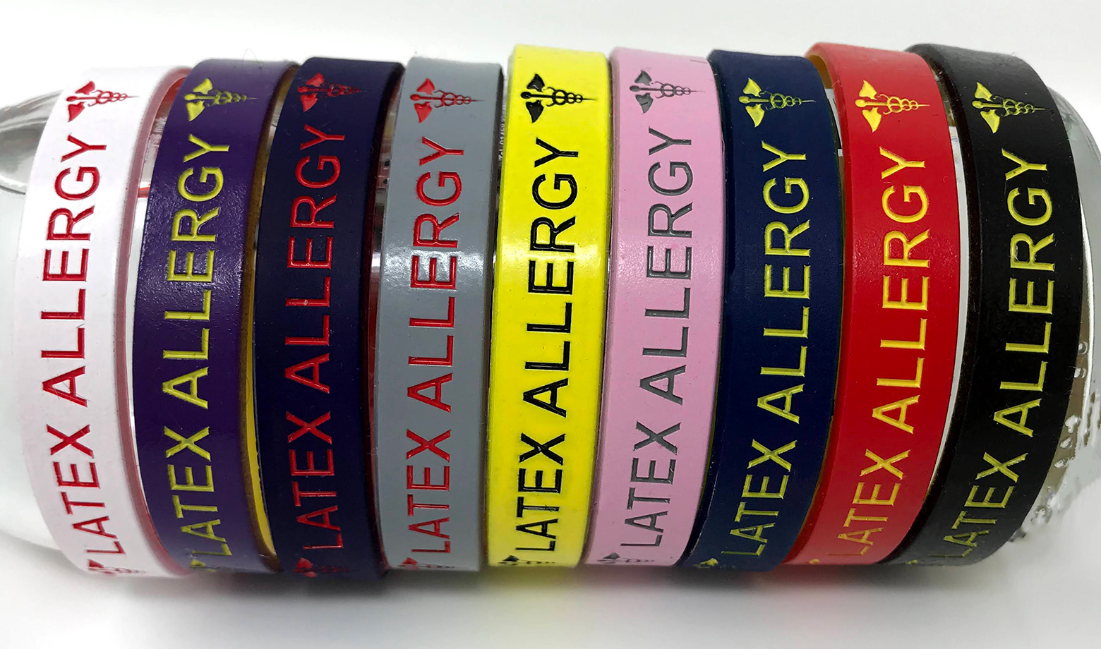 BeWise Medical Alert Silicone wristbands